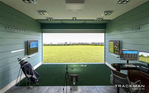 Pin by Ted Jennings on Golf Simulator | Golf simulator room, Golf room ...