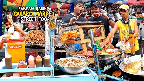 Eat All You Can STREET FOOD sa QUIAPO MARKET MANILA! (HD) | Manila ...