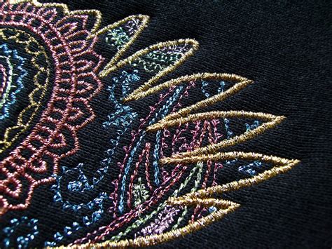 Extended Stitch Types In Machine Embroidery - Bean Stitch And Motif Stitching | Mr X Stitch