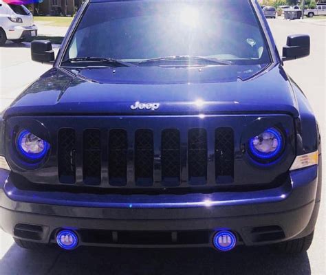 2007-2015 Jeep Patriot RGBW Color-Chasing LED Halo Kit– AutoLEDTech.com