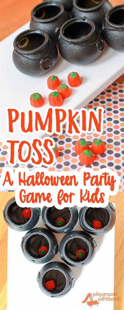 Pumpkin Toss: Simple Party Games for Children