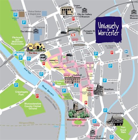 Worcester Shopping Centre Map