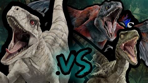 VELOCIRAPTOR VS ATROCIRAPTOR VS PYRORAPTOR RAP || Jurassic World Dominion || Zigred Acordes ...