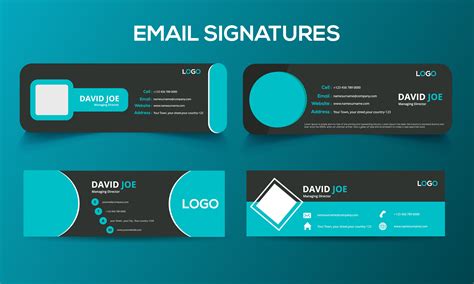 Editable Professional simple corporate creative best Email Signature ...