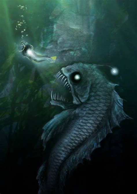 Creatures of the Deep by 89as13 on DeviantArt | Sea creatures art, Sea monsters, Fantasy creatures