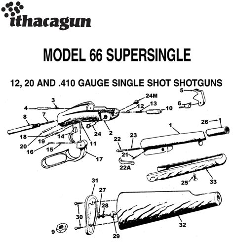 Single Shot Shotgun Diagram