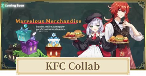 Genshin Impact | KFC Collab - Marvelous Merchandise Rewards & Featured Characters - GameWith