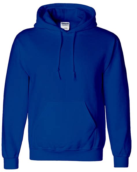 VÉRITABLE GILDAN Pull à capuche homme à capuche simple et lourd | eBay