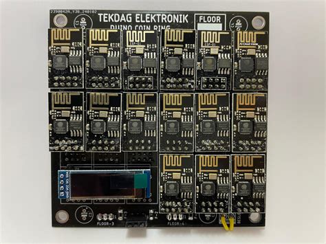 Duino Coin ESP-01 Mining Ring Kartı - Tekdağ Elektronik