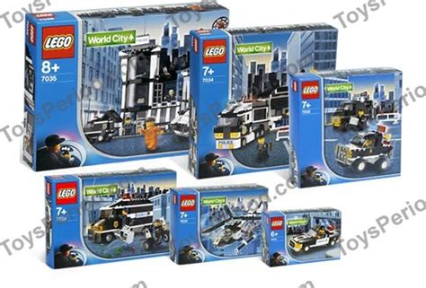 LEGO K7035 World City Police Kit Set Parts Inventory and Instructions ...