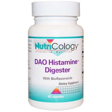 Nutricology, DAO Histamine Digester, 60 Capsules (Discontinued Item ...