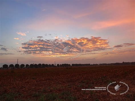 Sunrise background in the countryside 17704