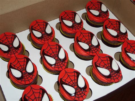 Spiderman Cupcakes | Spiderman cupcakes, Custom cupcakes, Spiderman