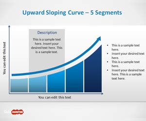 Free Upward Sloping Curve Template for PowerPoint - Free PowerPoint Templates - SlideHunter.com