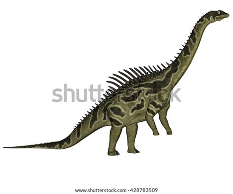 Agustinia Dinosaur Standing Isolated White Background Stock Illustration 428783509 | Shutterstock