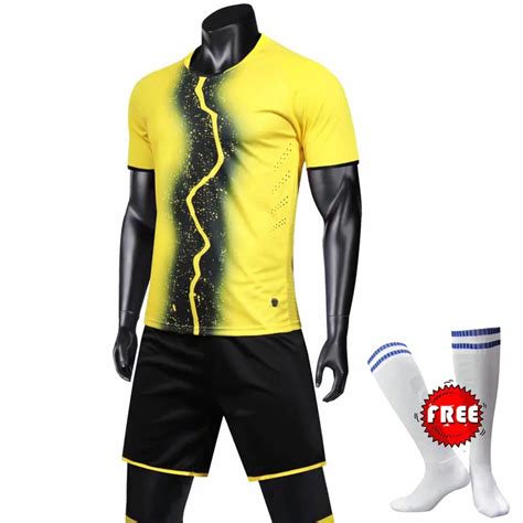 Soccer Jersey Sports Costumes for Men Adult Football Kits Summer Cool ...