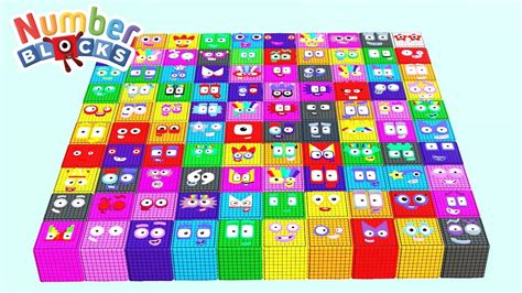 Numberblocks 1,000 to 100,000 Cube - Count to 100,000 Song - Learn to Count Big Numbers! #2024 ...