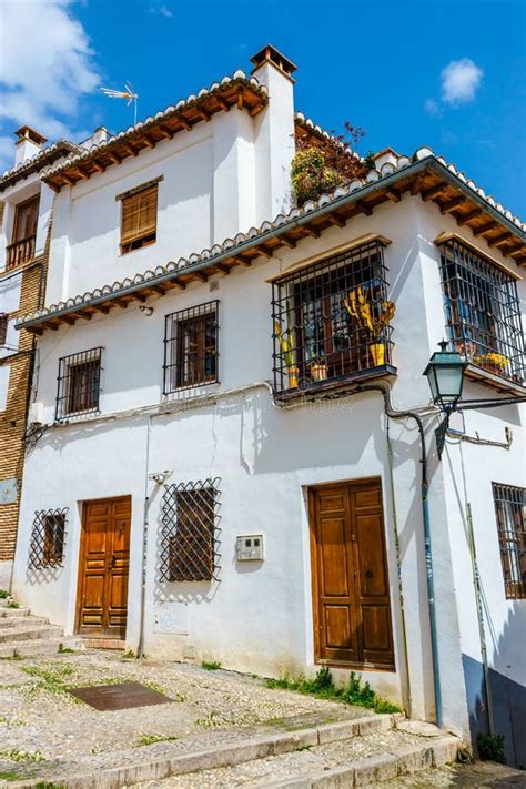 Historic District of Albaicin in Granada, Andalusia, Spain Stock Image ...