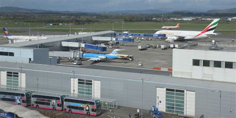 Airplane almost hits drone at Glasgow Airport