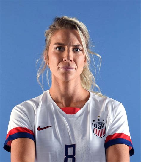 USWNT member Julie Ertz #8 poses for a portrait during the Team USA Tokyo 2020 Olympics shoot on ...