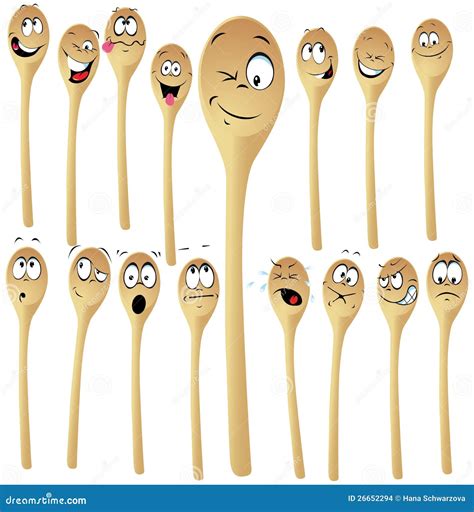 Wooden Spoon Cartoon Vector Illustration | CartoonDealer.com #26652294