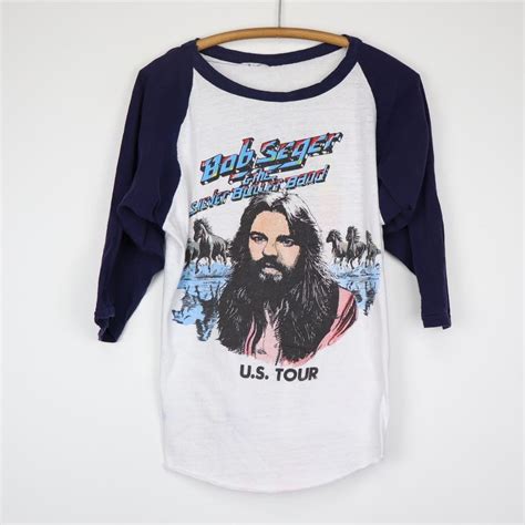 1970s Bob Seger Tour Jersey Shirt | Jersey shirt, Vintage shirts, Casual tops