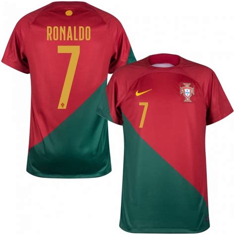 MAILLOT PORTUGAL DOMICILE COUPE DU MONDE 2022 RONALDO