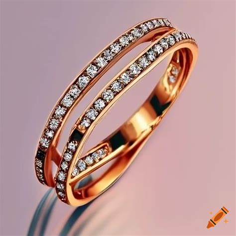 Image of diamond bangles and solitaire rings on Craiyon