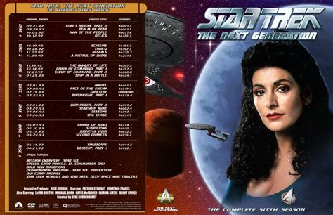 Star Trek: The Next Generation Season 6 - TV DVD Custom Covers - 82Star ...