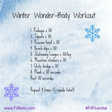 8 Winter Workouts to Stay Fit This Holiday Season | Winter workout ...