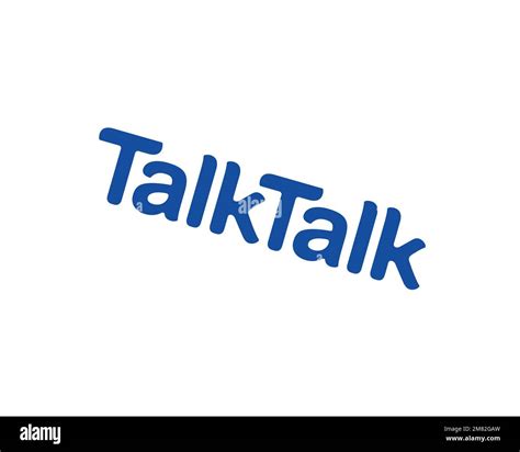 TalkTalk Group, rotated logo, white background B Stock Photo - Alamy