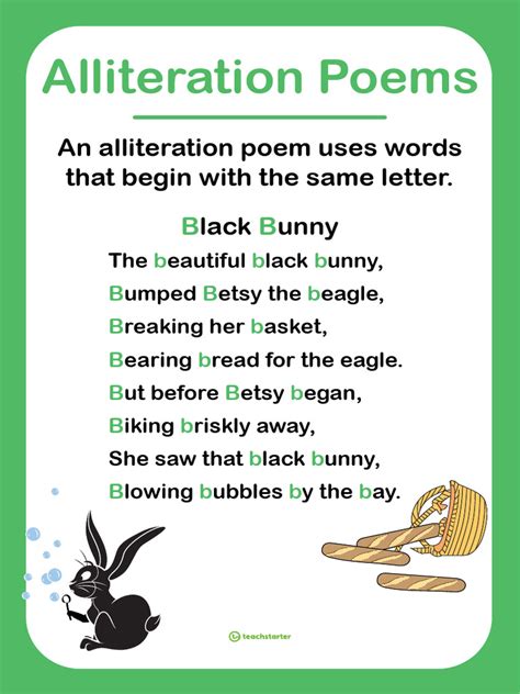 Alliteration Poem Poster A Do Be Reader | PDF - Worksheets Library