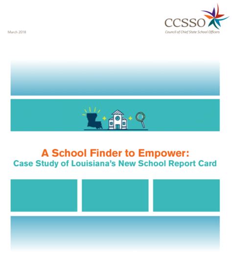 Louisiana School Report Card Case Study - Education Strategy Group | Education Strategy Group