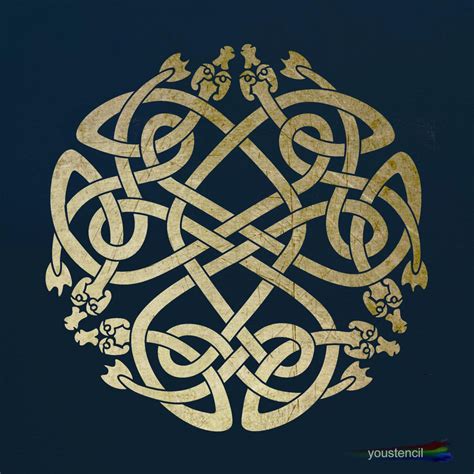 Celtic Knot Stencil: For Walls, Furniture and Art ST3 | eBay