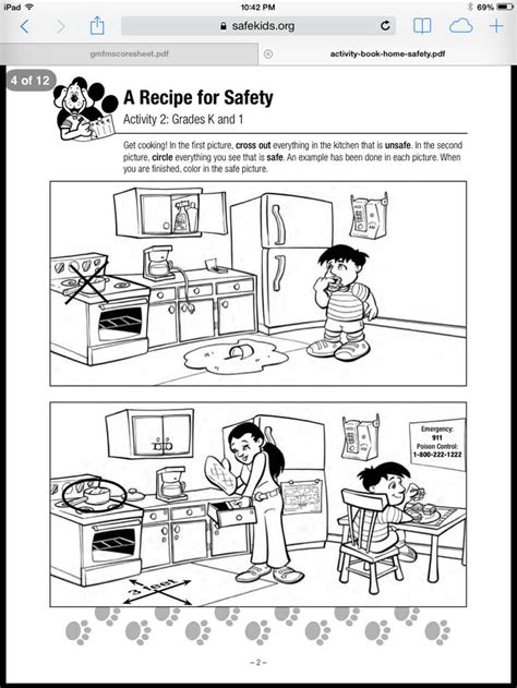 Pin by Melanie Riddell on household safe and unsafe | Kindergarten word ...