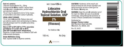 Lidocaine Viscous: Package Insert - Drugs.com