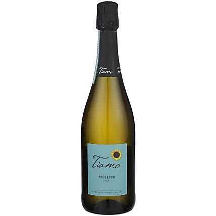 Tiamo Wine Prosecco Organic - 750 Ml - Albertsons