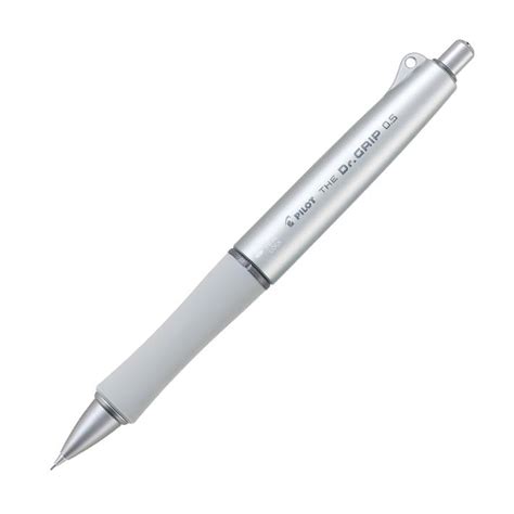 Pilot THE Dr. Grip Mechanical Pencil 0.5mm [HTDG-90R-S] - Silver 4902505653315