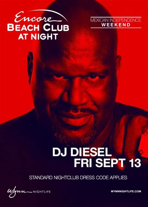 DJ Diesel (Shaquille O'Neal) - Nightswim Tickets at Encore Beach Club ...