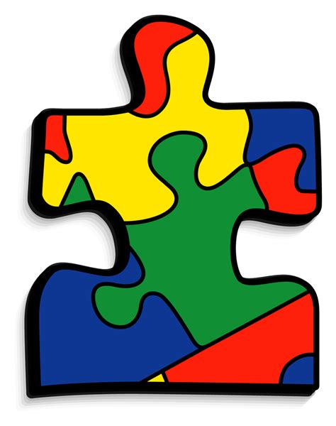 Autism Puzzle Piece Printable - Printable Blank World