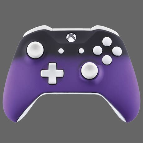 Xbox One Controller // Purple Shadow + White - Custom Controllers ...