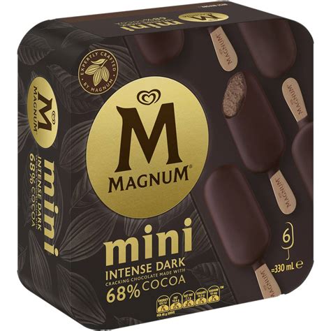 Magnum Mini Intense Dark Ice Cream 6 Pack is not halal | Halal Check