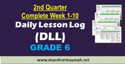 New! 2nd Quarter Daily Lesson Log (DLL) – GRADE 6, SY 2019-2020 ...