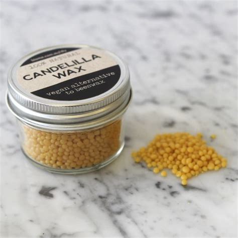 Candelilla Wax in Glass Jar 45g - Biome | Candelilla wax, Vegan wax, Homemade lip balm