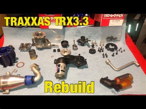 Traxxas REVO 3.3 nitro engine rebuild TRX3.3 - YouTube