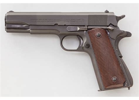 Early WWII Colt Model 1911-A1 Semi-Automatic Pistol