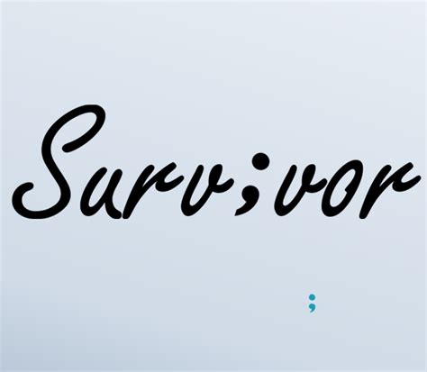 10 Survivor Temporary Tattoos – Project Semicolon Inc.