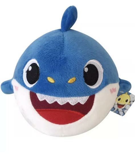 Pinkfong Moving Dancing Singing Blue Baby Shark Toy Rotary Plush