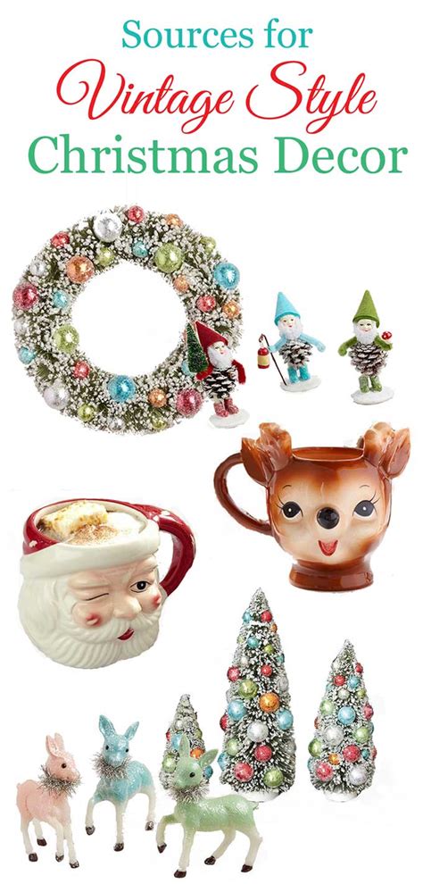 Where To Buy Reproduction Vintage Christmas Decorations - House of Hawthornes