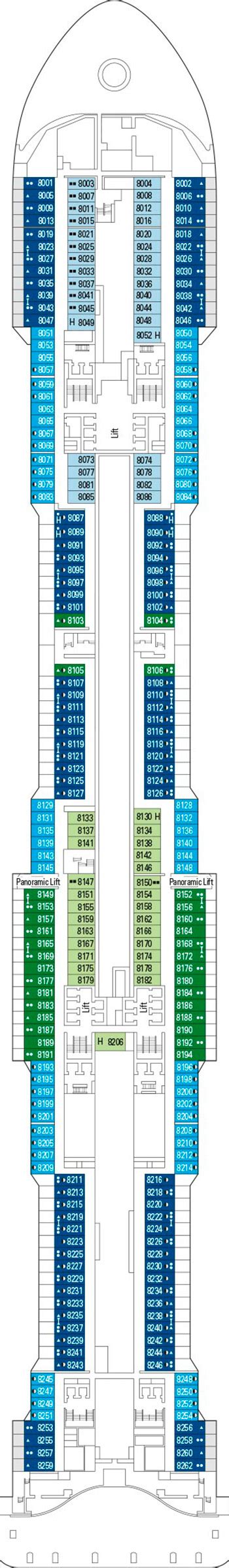 Msc Virtuosa Deck Plan Balcony - Image to u